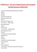 CPXP Exam &ndash; Domain 2 Study Guide with Complete Verified Solutions &vert; Certified Patient Experience Professional &lpar;CPXP&rpar; &vert; 2026&sol;2027 &vert; Comprehensive Review and Practice Material