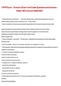 CPXP Exam &ndash; Domain 4 Exam Test Guide Questions and Answers &vert; Certified Patient Experience Professional &lpar;CPXP&rpar; &vert; 2026&sol;2027 &vert; Organizational Culture and Leadership Review Guide