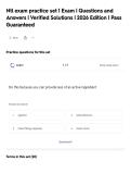 Ntl exam practice set 1 Exam &vert; Questions and&NewLine;Answers &vert; Verified Solutions &vert; 2026 Edition &vert; Pass&NewLine;Guaranteed
