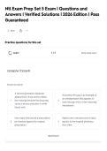 Ntl Exam Prep Set 5 Exam &vert; Questions and&NewLine;Answers &vert; Verified Solutions &vert; 2026 Edition &vert; Pass&NewLine;Guaranteed