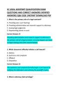 SC Legal Assistant Qualification Exam Questions and Correct Answers &ndash; Study Guide & Practice Test