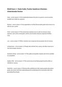 BUAD Exam 1 &vert; Study Guide&comma; Practice Questions & Business Administration Review