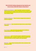 WGU -Bundle Exam  Updated Questions and Verified 100&percnt; Solutions &vert;A&plus; Graded &vert;Guaranteed Pass 