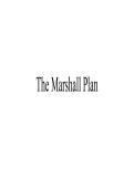 NYS Global History Curriculum - The Marshall Plan Plan