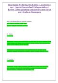 Essentials of Pathophysiology Final Exam Study Guide &vert; Comprehensive Practice Questions & Answers Review