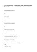 PHED 1301 Final Exam &ndash; Complete Study Guide&comma; Practice Questions & Exam Review
