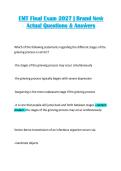 EMT Final Exam Study Guide &vert; Emergency Medical Technician Practice Questions and Comprehensive EMS Certification Preparation Resource 2027