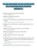 TN LRR QUIZ BANK ACTUAL EXAM PAPER&NewLine;2026 QUESTIONS WITH ANSWERS&NewLine;GRADED A&plus;&NewLine;
