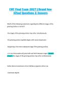 EMT Final Exam Study Guide &vert; Emergency Medical Technician Practice Questions and Comprehensive EMS Certification Preparation Resource 2027