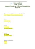 NURS 323 Final Exam Review Study Guide &vert; Comprehensive Nursing Practice Questions and Course Preparation Resource