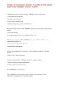 Florida 2-20 General Lines Insurance Exam fully solved & updated &lpar;latest version verified for accuracy&rpar; &vert; Latest&excl;&excl;&NewLine;