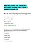 MKTG 6822 FINAL TEST PAPER FULL&NewLine;SOLUTION QUESTIONS AND CORRECT&NewLine;ANSWERS GRADED A&plus;&NewLine;