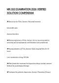 MN 553 EXAMINATION 2026 VERIFIED&NewLine;SOLUTION COMPENDIUM&NewLine;