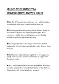 MN 553 STUDY GUIDE 2026&NewLine;COMPREHENSIVE ANSWER DIGEST&NewLine;