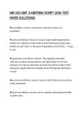 MN 553 UNIT 5 MIDTERM SCRIPT 2026 TEST&NewLine;PAPER SOLUTIONS&NewLine;