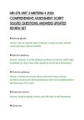 MN 576 UNIT 5 MIDTERM 4 2026&NewLine;COMPREHENSIVE ASSESSMENT SCRIPT&NewLine;SOLVED QUESTIONS ANSWERS UPDATED&NewLine;REVIEW SET