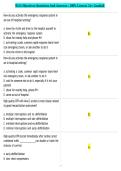 BLS Objectives Questions And Answers &sol; 100&percnt; Correct &lpar;A&plus; Graded&rpar;