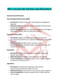 NR511 Final Exam High-Yield Study Guide 2026 Graded A&plus;