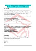 NR511 Final Exam Differential Diagnosis and Primary Care Practicum with Complete solutions 2026 Update