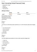 IE 420&vert; Quiz 5 &lpar;covering Global Financial Crisis&rpar;&rpar;&vert; With complete solution&vert; Updated &vert;RATED A&plus;&vert; New edition&vert; University of Illinois&comma; Urbana Champaign