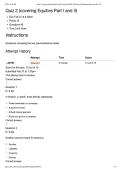 IE 420&vert;Quiz 2 &lpar;covering Equities Part I and II&rpar;&vert; With complete solution&vert; Updated &vert;RATED A&plus;&vert; New edition&vert; University of Illinois&comma; Urbana Champaign