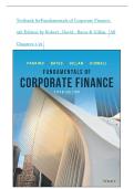 TEST BANK for Fundamentals of Corporate Finance 5th Edition by Parrino&comma; Kidwell&comma; Bates & Gillan&comma; Chapters 1 - 21&comma; Complete Newest Version