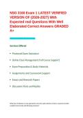NSG 3160 Package Deal&period;