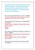 Introduction to Trauma Psychology Study Guide &vert;&vert; Most &NewLine;Recent Exam 2026&sol;27 &vert;&vert; Actual Complete Real Exam &NewLine;Questions And Correct Detailed Answers &lpar;Verified &NewLine;Answers&rpar; Already Graded A&plus; &vert; Guaranteed Success&excl;&excl; &NewLine;Newest Exam &vert; Just Released&excl;&excl;