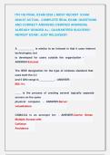 ITN 100 FINAL EXAM 2026 &vert;&vert; MOST RECENT  EXAM &NewLine;2026&sol;27 ACTUAL  COMPLETE REAL EXAM  QUESTIONS &NewLine;AND CORRECT ANSWERS &lpar;VERIFIED ANSWERS&rpar; &NewLine;ALREADY GRADED A&plus; &vert; GUARANTEED SUCCESS&excl;&excl; &NewLine;NEWEST EXAM &vert; JUST RELEASED&excl;&excl; 