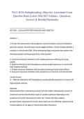 WGU D236 Pathophysiology Objective Assessment Exam Question Bank &lpar;Latest 2026&sol;2027 Edition&rpar; &ndash; Questions&comma; Answers & Detailed Rationales