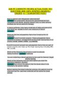 AAB MT Chemistry Review Actual Exam 90&plus; Questions and Verified Answers GRADED A&plus;