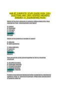 AAB MT Chemistry Study Guide 150&plus; Questions and Verified Answers GRADED A&plus;&NewLine;