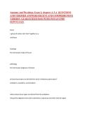  Anatomy and Physiology Exam 2 &lpar;Chapters 4&comma; 5&comma; 6&rpar; &ndash; Comprehensive Questions and Verified Answers Study Guide on Tissues&comma; Integumentary System&comma; and Skeletal System