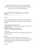 NR566 Advanced Pharmacology Care of the Family Midterm Exam Question Bank &lpar;Latest 2026&sol;2027 Edition&rpar; &ndash; Questions&comma; Answers & Detailed Rationales