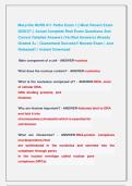 Maryville NURS 611 Patho Exam 1&vert;&vert; Most Recent Exam &NewLine;2026&sol;27 &vert;&vert; Actual Complete Real Exam Questions And &NewLine;Correct Detailed Answers &lpar;Verified Answers&rpar; Already &NewLine;Graded A&plus; &vert; Guaranteed Success&excl;&excl; Newest Exam &vert; Just &NewLine;Released&excl;&excl; &vert; Instant Download  