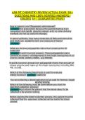 AAB MT Chemistry Review Actual Exam 90&plus; Questions and Verified Answers GRADED A&plus;&NewLine;