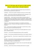 FDNY E-27 COF Exam with all Correct & 100&percnt; Verified Answers &vert;Latest Version &vert;Already Graded A&plus;