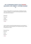 PN VATI PHARMACOLOGY EXAM 2026&sol;2027 QUESTIONS AND CORRECT ANSWERS GRADED A&plus;