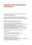 &NewLine;MIDTERM 1 POPM 4230 QUESTIONS AND ANSWERS