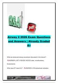 Airway 2 &lpar;AIRWAY 2&rpar; 2026 &vert; 120&plus; Advanced Airway Management Questions & Answers &vert; ETI&comma; RSI&comma; DSI&comma; Cricothyrotomy & Thoracostomy &vert; EMS & Paramedic Airway Exam