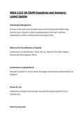 WGU C215 OPERATIONS MANAGEMENT OA EXAM Questions and Answers&vert; Latest Update