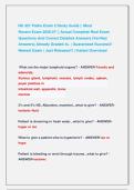 NU 327 Patho Exam 2 Study Guide &vert;&vert; Most                  &NewLine;Recent Exam 2026&sol;27 &vert;&vert; Actual Complete Real Exam &NewLine;Questions And Correct Detailed Answers &lpar;Verified &NewLine;Answers&rpar; Already Graded A&plus; &vert; Guaranteed Success&excl;&excl; &NewLine;Newest Exam &vert; Just Released&excl;&excl; &vert; Instant Do