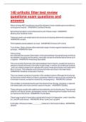 140 orthotic fitter test review questions exam questions and answers