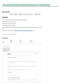 HSM 267 WEEK 8 FINAL EXAM  INTERNATIONAL CLASSIFICATION OF DISEASES CODING II WITH LAB  QUESTIONS AND ANSWERS &vert; FULLY SOLVED