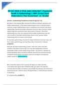 NR 503 WEEK 8 FINAL QUIZ 2026&sol;2027 &vert; Population Health & Epidemiology &vert; 100&percnt; Correct Exam Elaborations &vert; Pass Guaranteed - A&plus; Graded&NewLine;&NewLine;