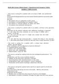 NUR 283 Comp 2 Mock Exam &vert; Questions and Answers&vert;2026 Update&vert;100&percnt; Correct&period;&NewLine;