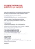 SCI225 PATHO FINAL EXAM QUESTIONS AND ANSWERS&period;