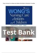 Wong&rsquo;s Nursing Care of Infants and Children Questions and Answers &vert; Marilyn J&period; Hockenberry &vert; Pediatric Nursing Test Bank