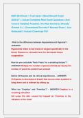 NUR 304 Exam 1 Test bank &vert;&vert; Most Recent Exam &NewLine;2026&sol;27 &vert;&vert; Actual Complete Real Exam Questions And &NewLine;Correct Detailed Answers &lpar;Verified Answers&rpar; Already &NewLine;Graded A&plus; &vert; Guaranteed Success&excl;&excl; Newest Exam &vert; Just &NewLine;Released&excl;&excl;&vert; Instant Download Pdf  