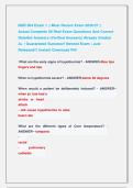 NUR 304 Exam 1 &vert;&vert; Most Recent Exam 2026&sol;27 &vert;&vert;  &NewLine;Actual Complete 59 Real Exam Questions And Correct &NewLine;Detailed Answers &lpar;Verified Answers&rpar; Already Graded &NewLine;A&plus; &vert; Guaranteed Success&excl;&excl; Newest Exam &vert; Just &NewLine;Released&excl;&excl;&vert; Instant Download Pdf 